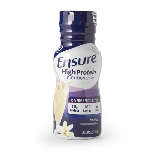 Ensure® High Protein Shake, Vanilla, 8-ounce bottle Ensure® High Protein Shake