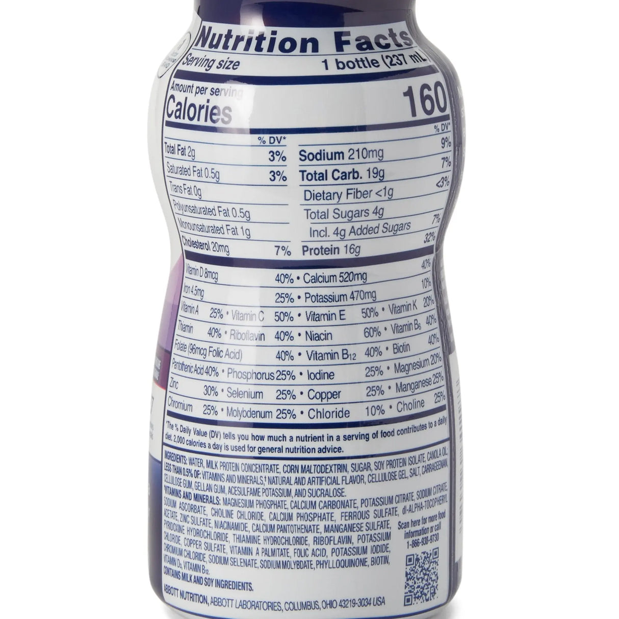 Ensure® High Protein Shake, Vanilla, 8-ounce bottle Ensure® High Protein Shake