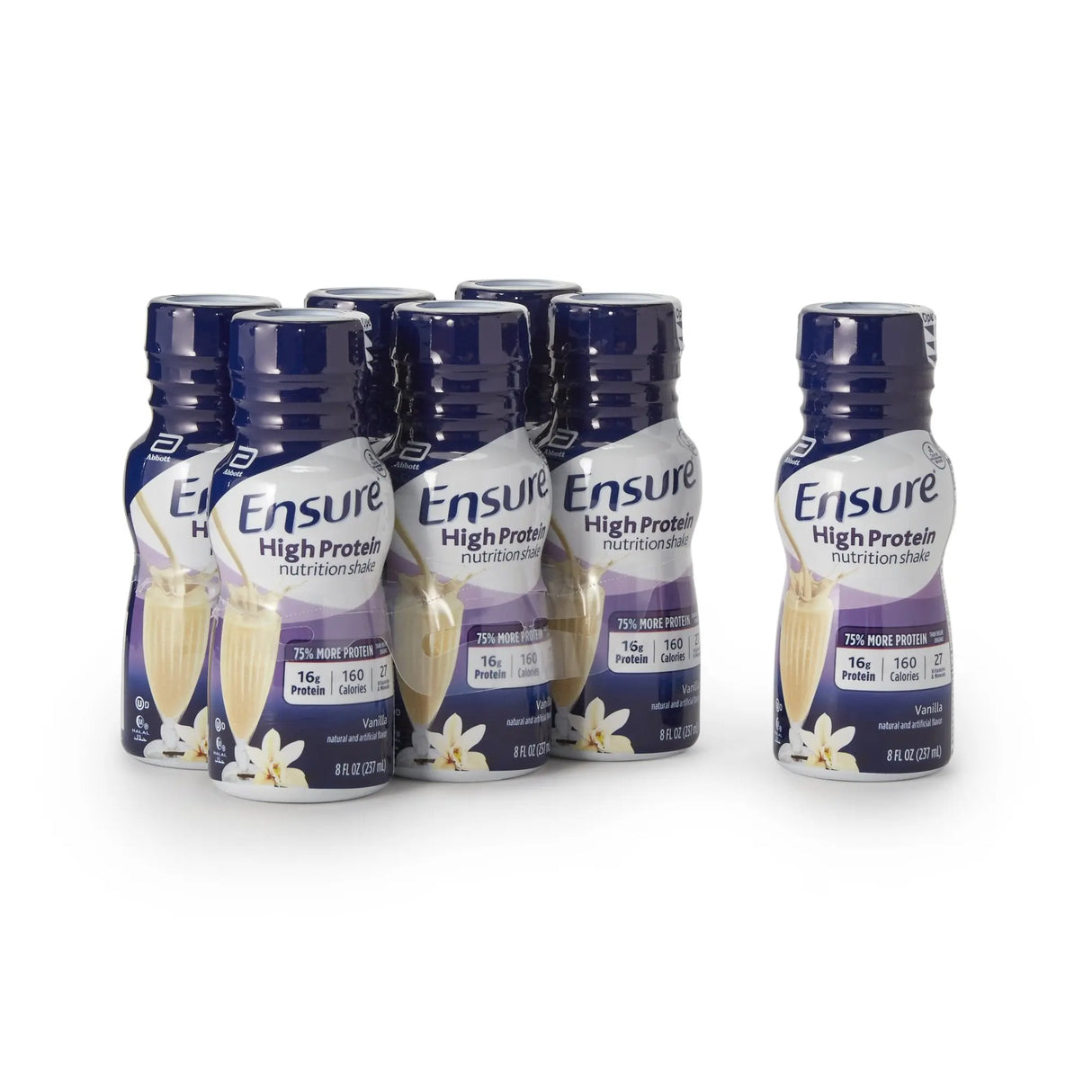 Ensure® High Protein Shake, Vanilla, 8-ounce bottle Ensure® High Protein Shake