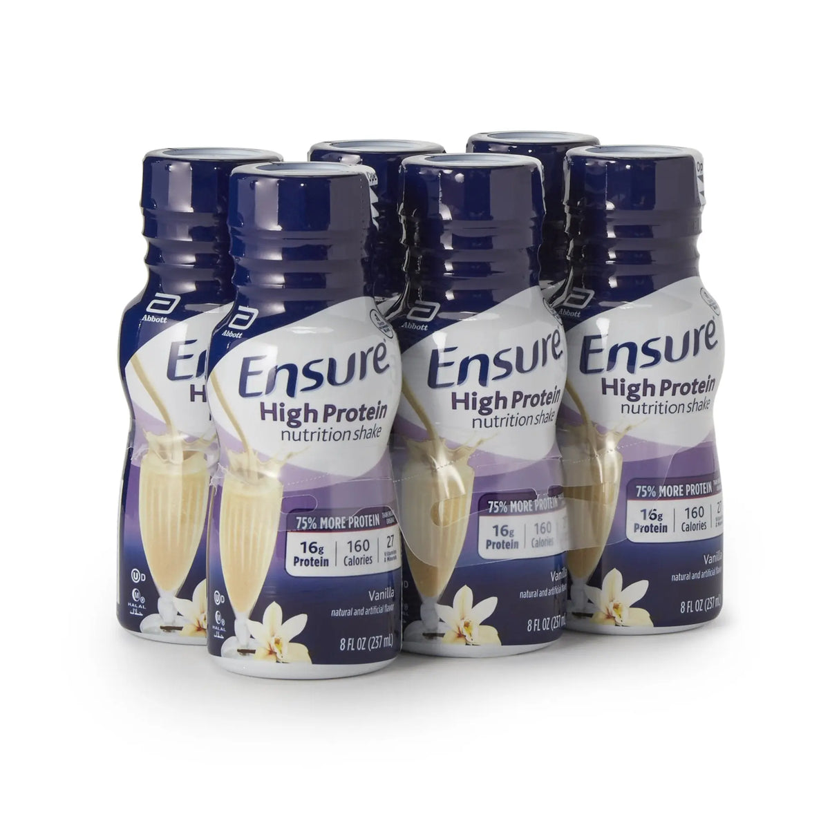 Ensure® High Protein Shake, Vanilla, 8-ounce bottle Ensure® High Protein Shake