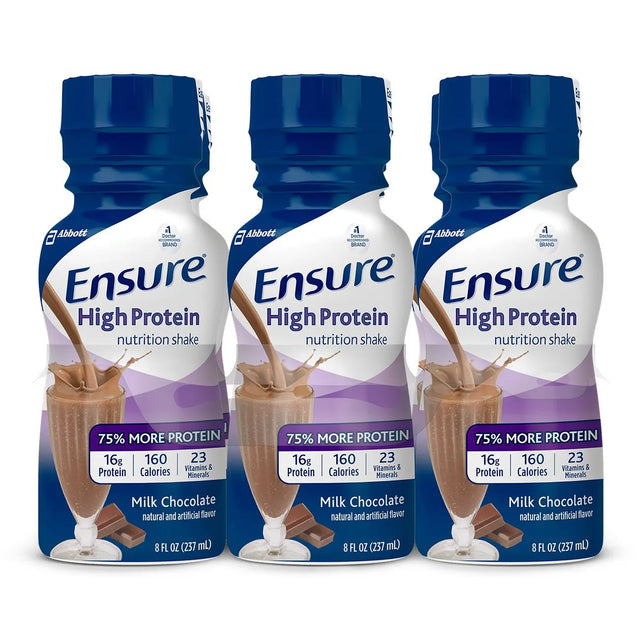 Ensure® High Protein Therapeutic Nutrition, Chocolate, 8-ounce bottle Ensure® High Protein Shake