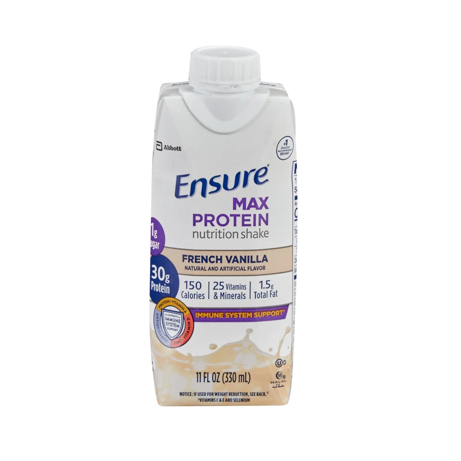 Ensure® Max Protein Nutrition Shake, Vanilla, 11-ounce carton Ensure® Max Protein Nutrition Shake
