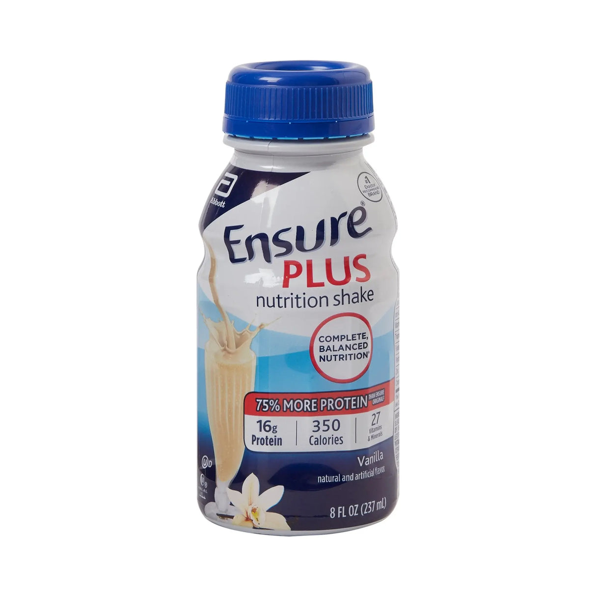 Ensure® Plus Nutrition Shake, Vanilla, 8-ounce bottle Ensure® Plus Nutrition Shake