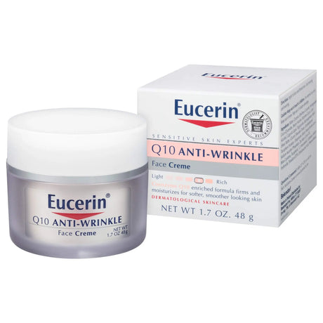 Eucerin® Q10 Anti-Wrinkle Sensitive Skin Face Cream, 1.7 oz. Eucerin® Q10 Anti-Wrinkle Sensitive Skin