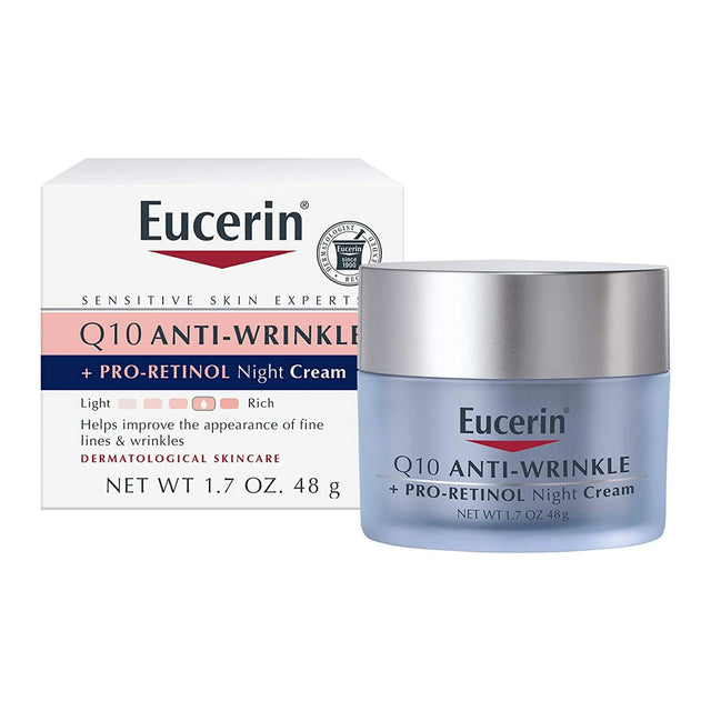 Eucerin® Q10 Anti Wrinkle + Pro-Retinol Night Cream Eucerin® Q10 Anti-Wrinkle Night Cream + Pro-Retinol