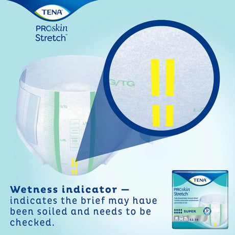 Tena® Stretch™ Super Incontinence Brief, Large / Extra Large TENA ProSkin Stretch™ Super