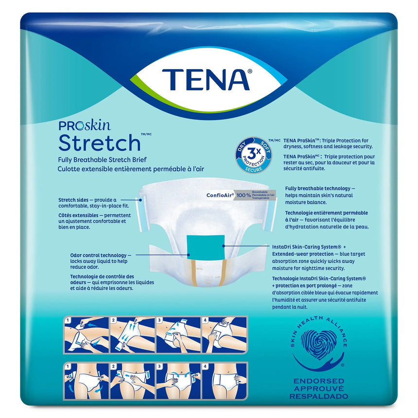 Tena® Stretch™ Ultra Incontinence Brief, Large / Extra Large TENA ProSkin Stretch™ Ultra