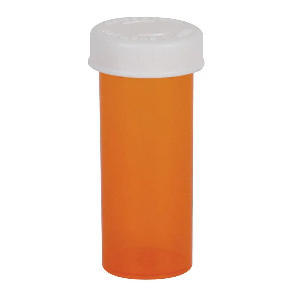 Ezy Dose® Push & Turn Amber Prescription Vial, 30 Dram Capacity Ezydose® Push & Turn