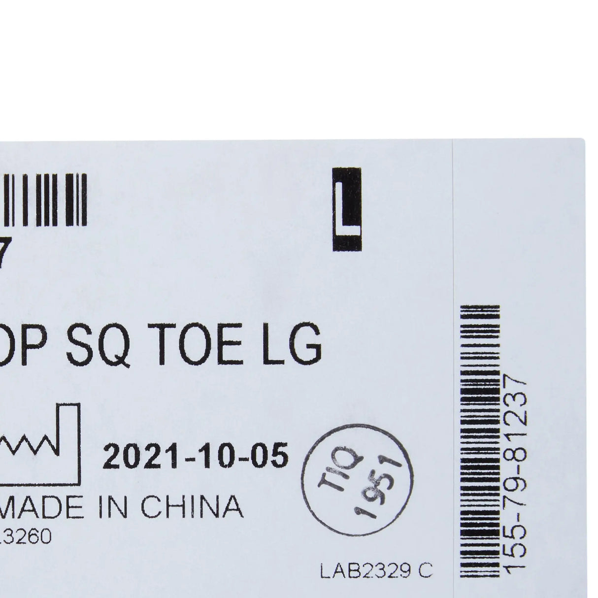 McKesson Square Toe Post-Op Shoe, Male 10-11 / Female 11-12 McKesson