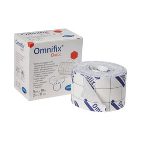 Omnifix® Elastic Synthetic Rubber / Fiber Dressing Retention Tape, 2 Inch x 10 Yard, White Omnifix® Elastic