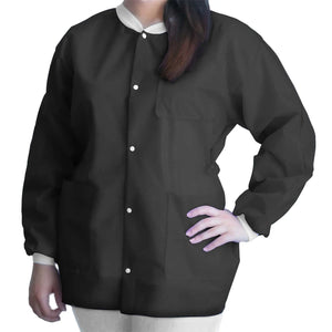 FitMe™ Lab Jacket, Black, Medium FitMe™