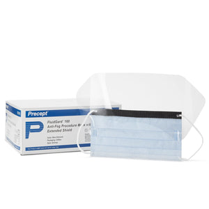 Fluidgard®160 Procedure Mask with Eye Shield Precept® FluidGard® 160