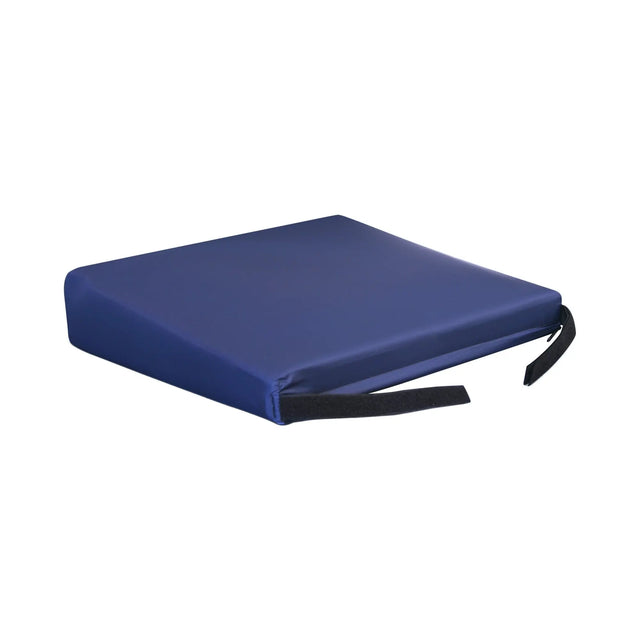 NYOrtho Seat Cushion, 18 in. W x 16 in. D x 3 in. H, Gel / Foam, Blue, Non-inflatable NYOrtho