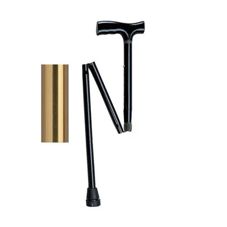 Folding Cane Pistol Grip  Adj. Bronze  32  - 37 Movility LLC- CM