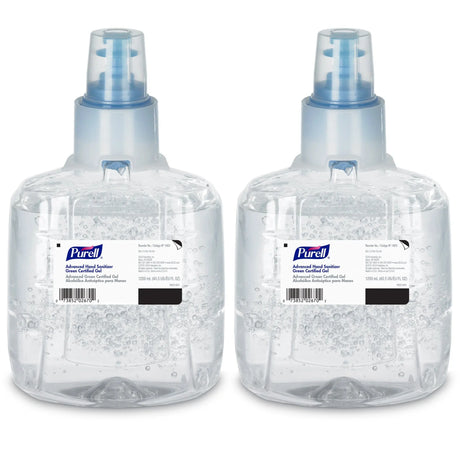GOJO Purell Advanced Hand Sanitizer 1,200 mL 70% Ethyl Alcohol Gel Green Certified Purell® Advanced
