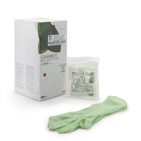 Gammex® Non-Latex PI Green Polyisoprene Surgical Glove, Size 7.5, Light Green GAMMEX® Non-Latex PI Green