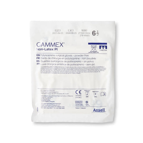 Gammex® Non-Latex PI Polyisoprene Surgical Glove, Size 6.5, White GAMMEX® Non-Latex PI