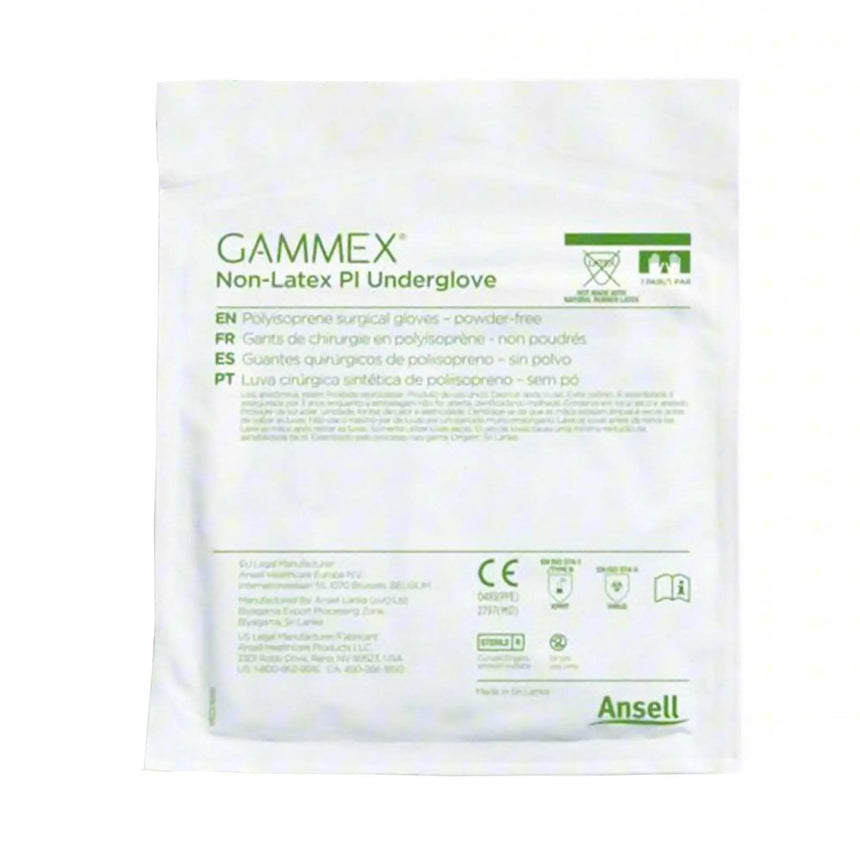 Gammex® Non-Latex PI Polyisoprene Surgical Underglove, Size 6.5, Green GAMMEX® Non-Latex PI Underglove