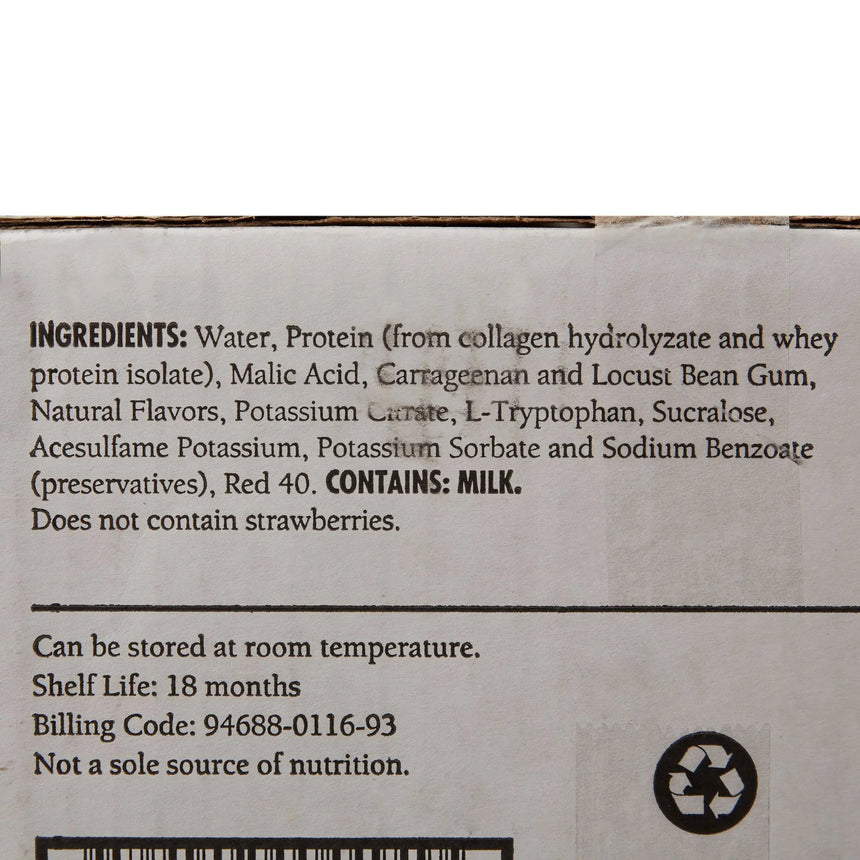 Gelatein® 20 Fruit Punch High Protein Gelatin, 4-ounce cup Gelatein®