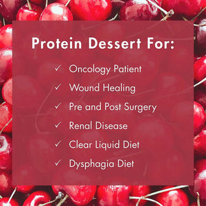 Gelatein® Plus Cherry High Protein Gelatin, 4-ounce cup Gelatein® Plus