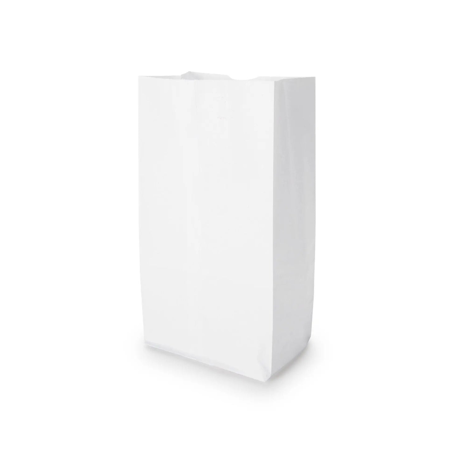 General Supply White Grocery Bag, Size 6 General