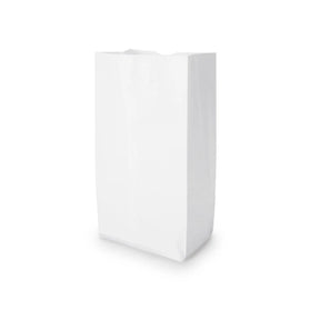 General Supply White Grocery Bag, Size 6 General