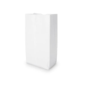 General Supply White Grocery Bag, Size 6 General