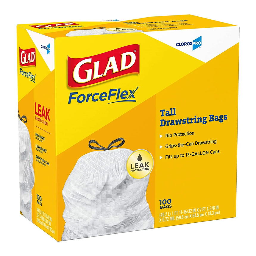 Glad® ForceFlex™ Trash Bag CloroxPro® Glad® ForceFlex Tall Kitchen