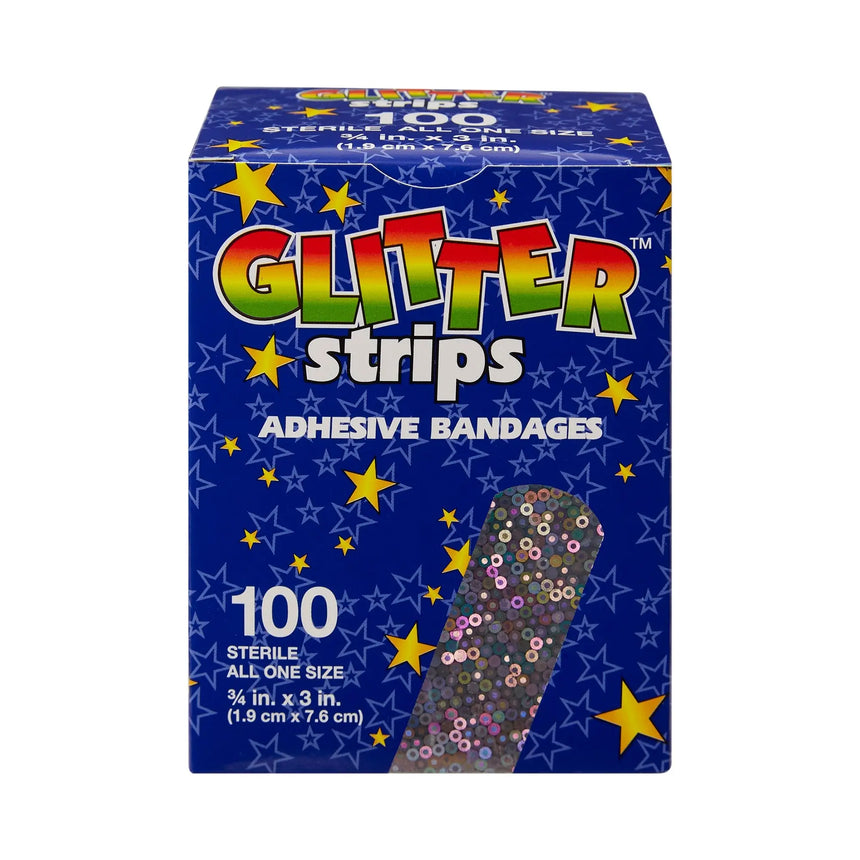 Glitter™ Stat Strip® Design Adhesive Strip, ¾ x 3 Inch - getMovility