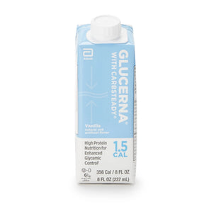 Glucerna® 1.5 Cal Vanilla High Protein Nutrition for Enhanced Glycemic Control, 8-ounce carton Glucerna® 1.5 Cal