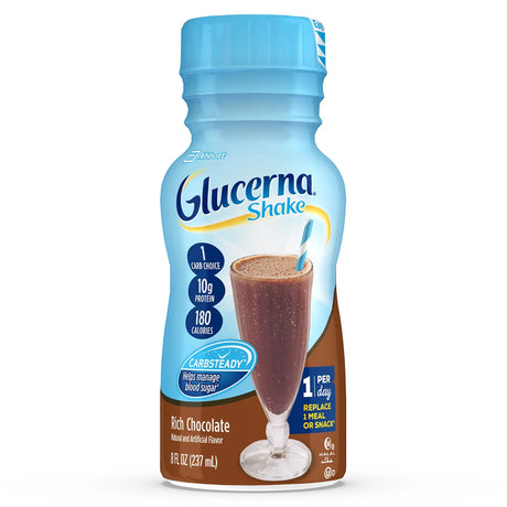 Glucerna® Original Shake, Chocolate Flavor, 8-ounce bottle Glucerna® Original Shake