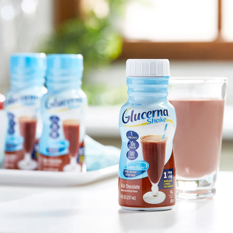 Glucerna® Original Shake, Chocolate Flavor, 8-ounce bottle Glucerna® Original Shake