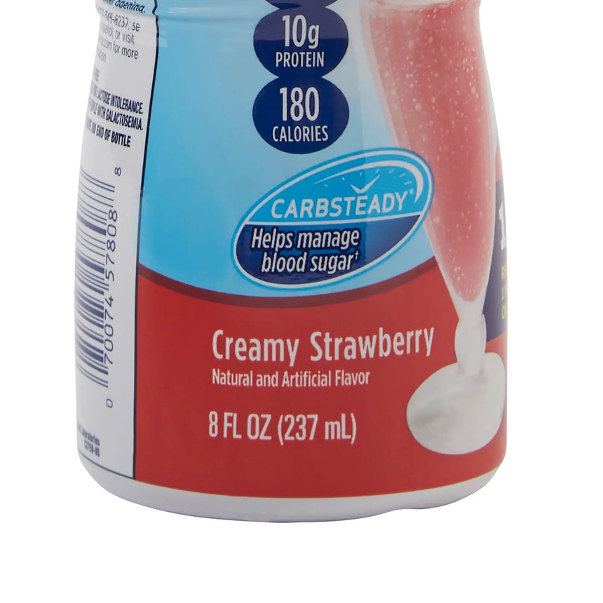 Glucerna® Original Shake, Strawberry Flavor, 8-ounce bottle Glucerna® Original Shake