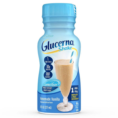 Glucerna® Original Shake, Vanilla Flavor, 8-ounce bottle Glucerna® Original Shake