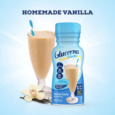 Glucerna® Original Shake, Vanilla Flavor, 8-ounce bottle Glucerna® Original Shake