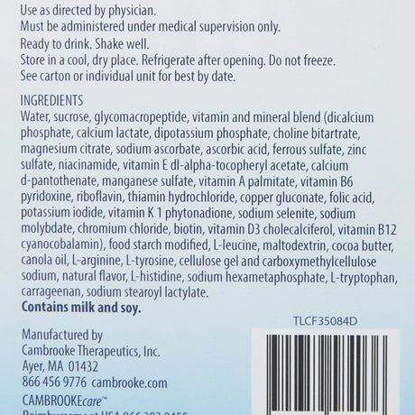 Glytactin® RTD 15 PKU Low Phenylalanine GMP-based Medical Food, 8.5-ounce carton Glytactin® RTD 15