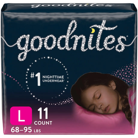 GoodNites® Absorbent Underwear, Large, 11 per Pack GoodNites®