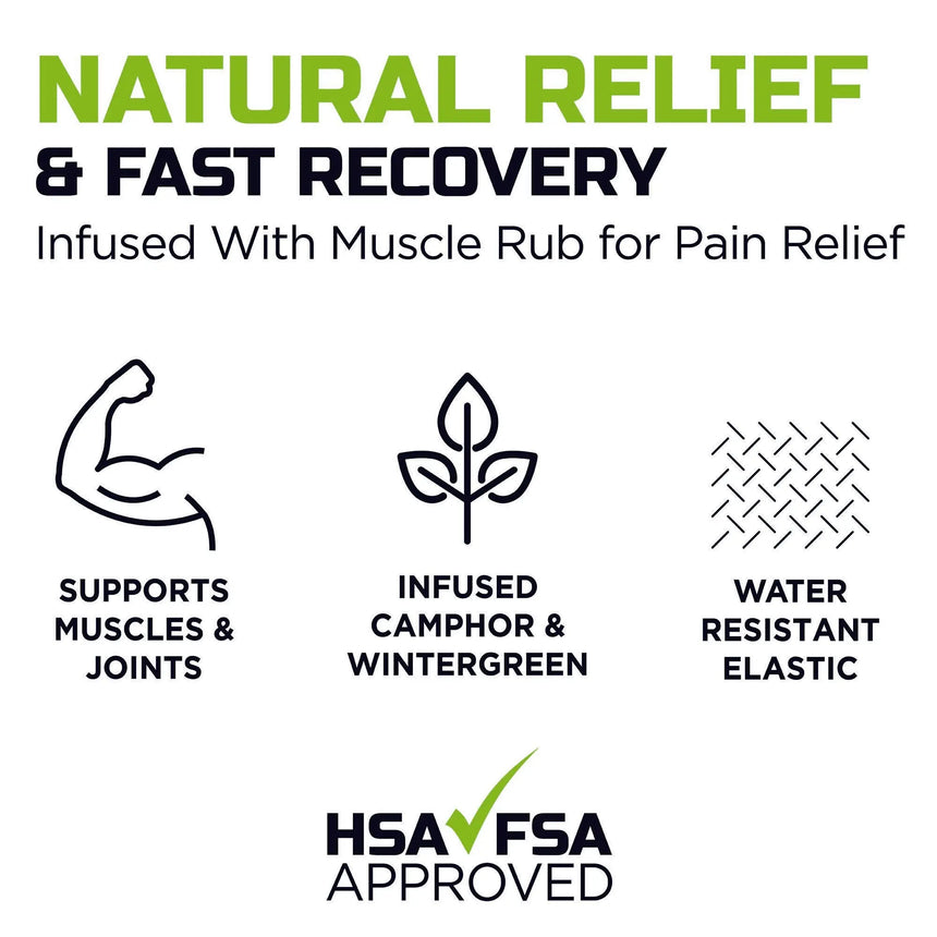 Green Drop Sports Tape, Infused Kinesiology Tape for Recovery – 20 Precut, 10-Inch Strips Green Drop™