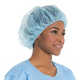 Halyard Bouffant Cap, X-Large, Blue - getMovility