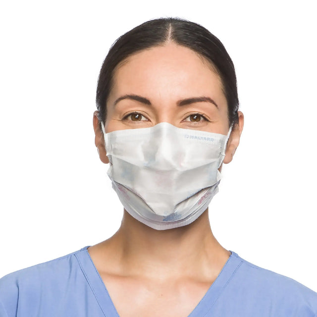 Halyard Procedure Mask, Pleated, One Size Fits Most, Yellow, Non-Sterile Halyard