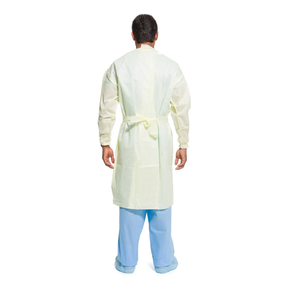 Halyard Protective Procedure Gown, Large, Yellow Halyard Tri-Layer