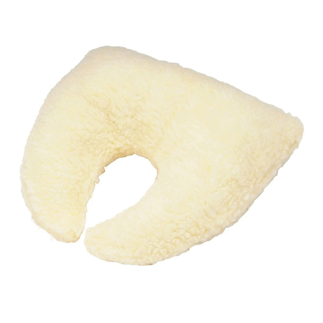 Hermell Products Faux Sherling Travel Neck Pillow Hermell