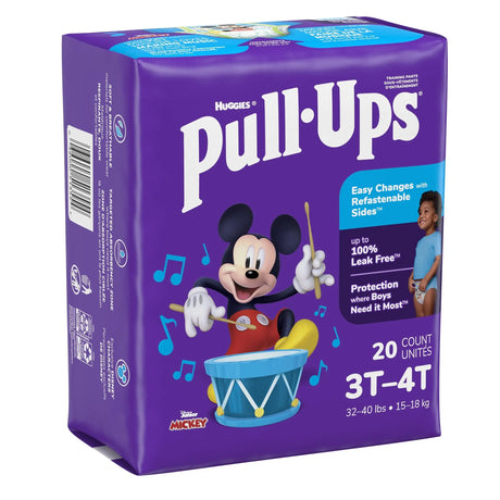 Huggies Pull-Ups® Learning Designs® for Boys Training Pants, 3T to 4T, 20 per Package Pull-Ups®