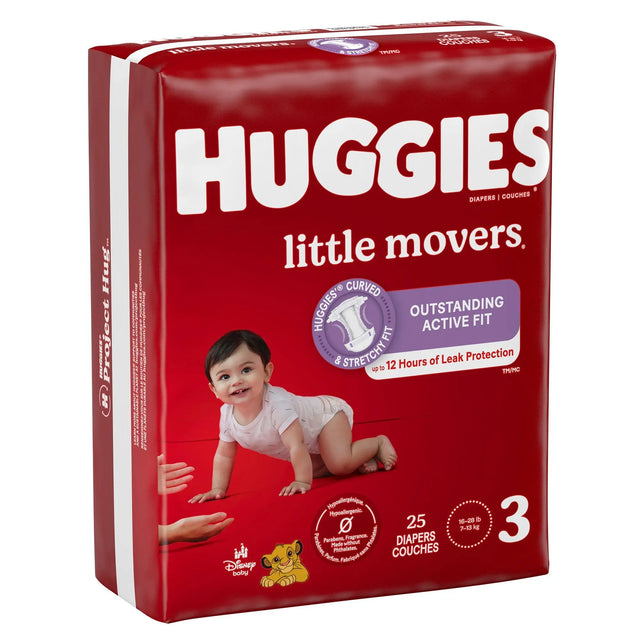 Huggies® Little Movers® Diaper, Size 3 Huggies® Little Movers