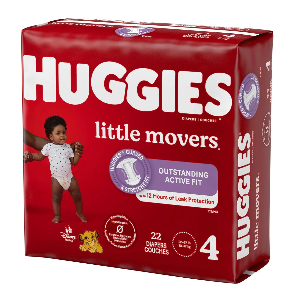 Huggies® Little Movers® Diaper, Size 4 Huggies® Little Movers