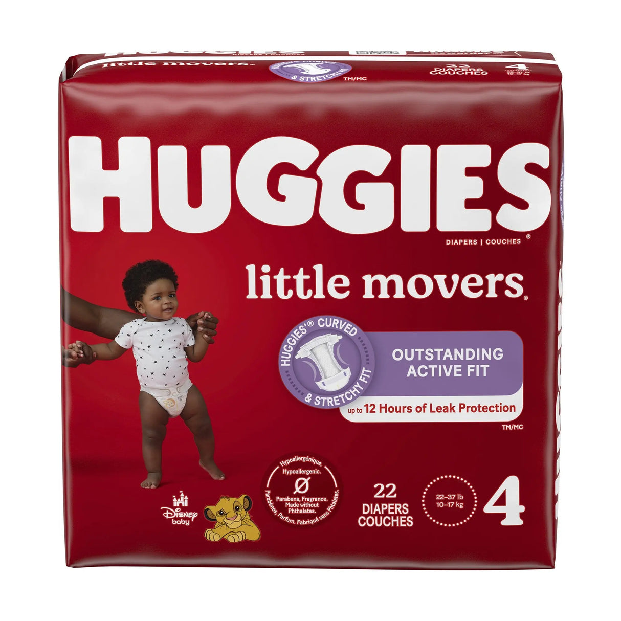 Huggies® Little Movers® Diaper, Size 4 Huggies® Little Movers