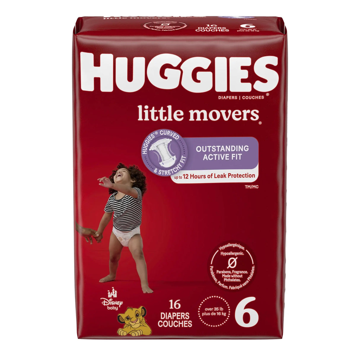 Huggies® Little Movers® Diaper, Size 6 Huggies® Little Movers