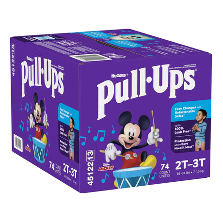 Huggies® Pull-Ups® Learning Designs® Training Pants, 2T to 3T, 74 per Box Pull-Ups®