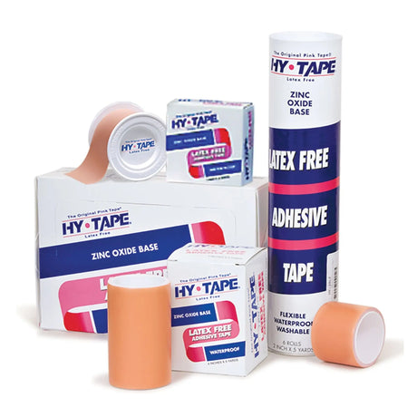 Hy-Tape® Zinc Oxide Adhesive Medical Tape, 1 Inch x 5 Yard, Pink Hy-Tape®