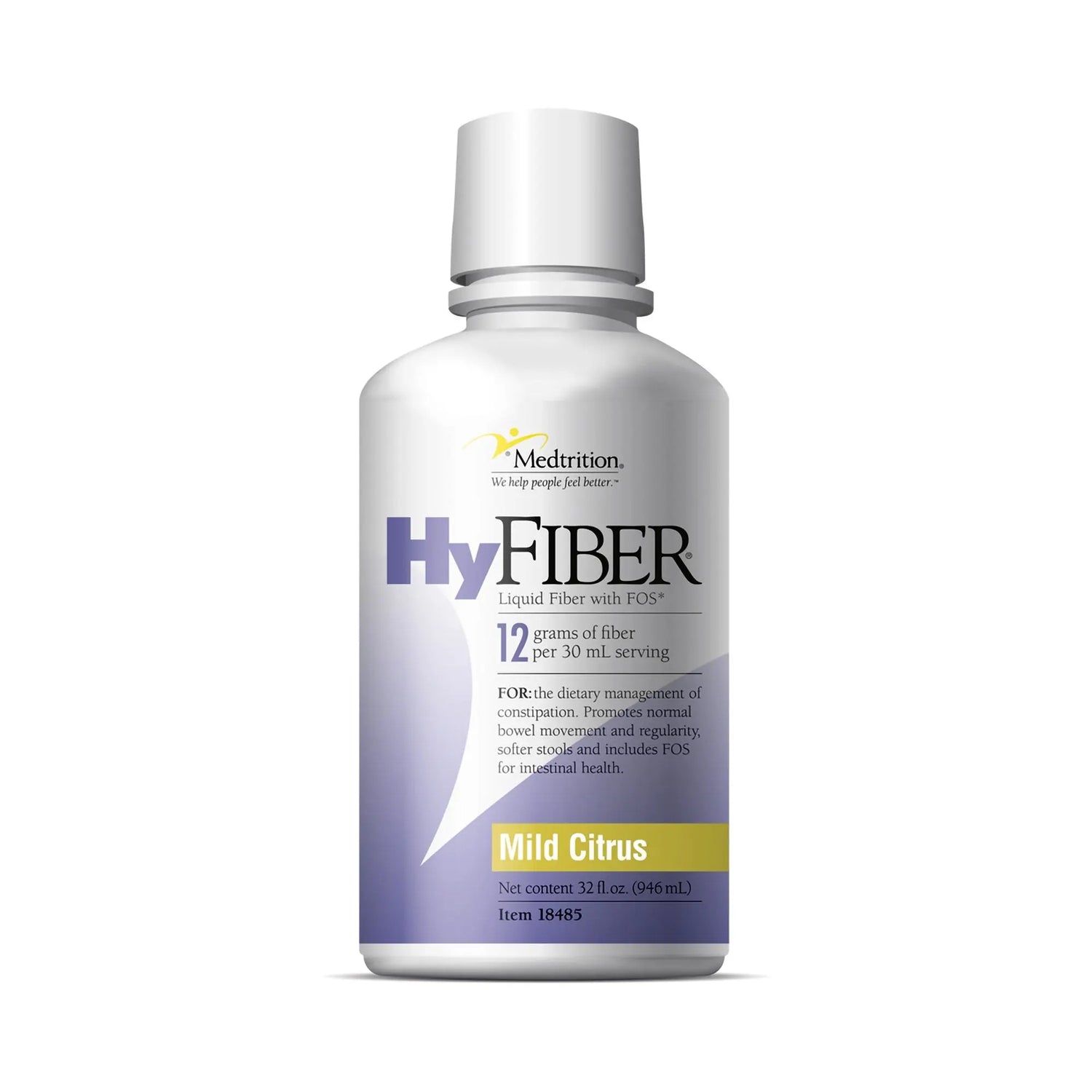 HyFiber® Citrus Flavor Liquid Fiber with FOS, 32-ounce bottle HyFiber® with FOS